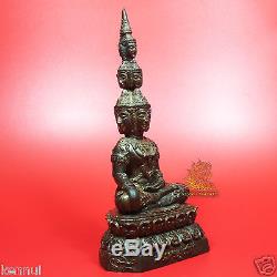 Thai Amulet PHRA SETTHI NAWAGOT 9 Faces Buddha 8 Tall LP Pa Wat BuaRaRom BE2553