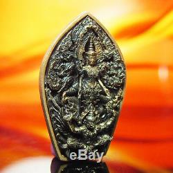 Thai Amulet Pendant Buddha Patihan PerdLok Open World Nawa Wat Wimutidham BE2560