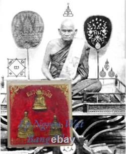 Thai Amulet Pendant Buddha Real Lp NGREN Boa Set 3 Phim B. E. 2535 Most Popular