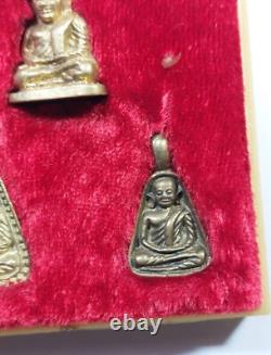 Thai Amulet Pendant Buddha Real Lp NGREN Boa Set 3 Phim B. E. 2535 Most Popular
