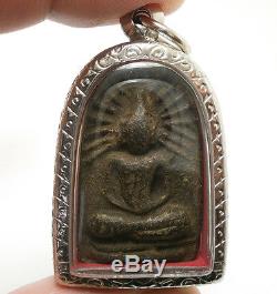 Thai Amulet Pendant Healthy Peaceful Happy Life Lp Boon Samadhi Buddha Enlighten