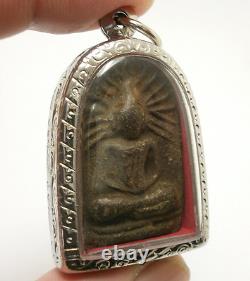 Thai Amulet Pendant Healthy Peaceful Happy Life Lp Boon Samadhi Buddha Enlighten