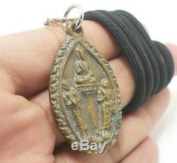Thai Amulet Pendant Lord Buddha With Sivali Sivalee Bless 1942 Rich Lucky Trade