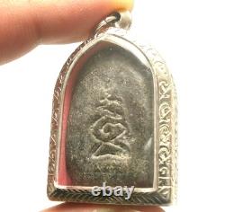 Thai Amulet Pendant Lp Boon Buddha In Sacred Temple Peaceful Happy Lucky Success