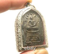Thai Amulet Pendant Lp Boon Buddha In Sacred Temple Peaceful Happy Lucky Success