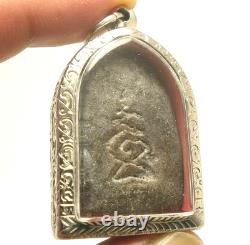 Thai Amulet Pendant Lp Boon Buddha In Sacred Temple Peaceful Happy Lucky Success