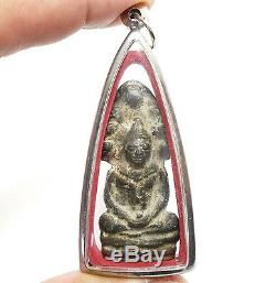 Thai Amulet Pendant Phra Nakprok Naga Protect Buddha Good Luck Strong Protection