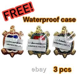 Thai Amulet Pendant Phra Sangajai Turtle Talisman LP Saen Lucky Charm Richs K722