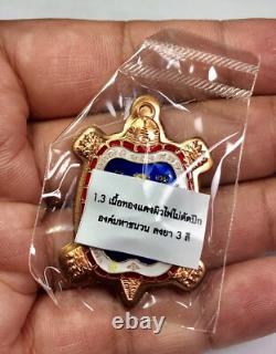 Thai Amulet Pendant Phra Sangajai Turtle Talisman LP Saen Lucky Charm Richs K722