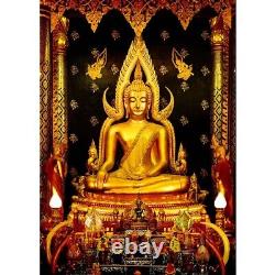 Thai Amulet Phra Buddha Chinnarat Indochina Model Wat Suthat Year 1942 Luck Rare