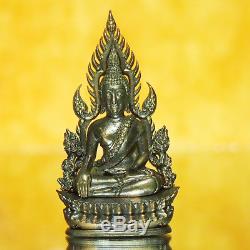 Thai Amulet Phra Buddha Chinnarat Nawa Mini Statue V. Jom Rachan Original Temple
