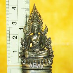 Thai Amulet Phra Buddha Chinnarat Nawa Mini Statue V. Jom Rachan Original Temple