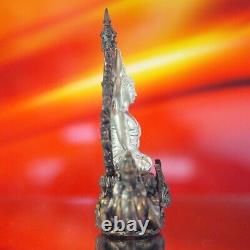 Thai Amulet Phra Buddha Lokutara Pim Yai Nawa/ Real Silver Wat Suthat #14