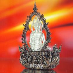 Thai Amulet Phra Buddha Lokutara Pim Yai Nawa/ Real Silver Wat Suthat #14