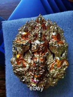 Thai Amulet Phra Buddha Miracle Gold Mantra Pratat Pagoda Phanom Buddhist Rare