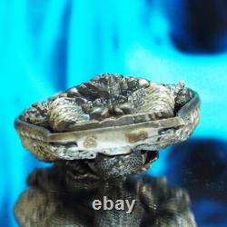 Thai Amulet Phra Buddha PathomNaga Wat Wimuttidham Real Silver BE2561 #20