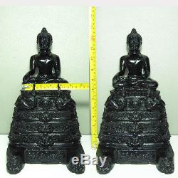 Thai Amulet Phra Buddha Sihing Statue 14Tall Samrit Naga Rahoo Ajarn Mhom RARE