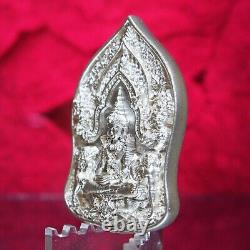 Thai Amulet Phra Khun Paen Buddha Metta Real Silver LP Arkhom BE2562