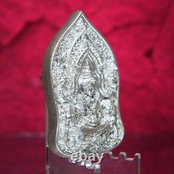 Thai Amulet Phra Khun Paen Buddha Metta Real Silver LP Arkhom BE2562