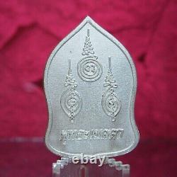 Thai Amulet Phra Khun Paen Buddha Metta Real Silver LP Arkhom BE2562