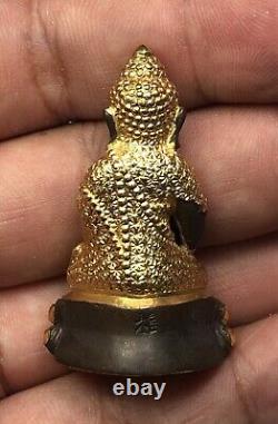 Thai Amulet Phra Kring Paowares Buddha Wat Boworn Niwet Ring Talisman Charm K380