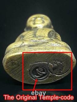 Thai Amulet Phra Lp Ngern Buddha Brass Statue Be2515 Talisman Luck Rich Pendant