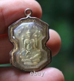 Thai Amulet Phra Naga Prok Coin of Naga Miracle Genuine Buddha Pendant