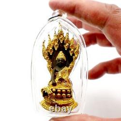 Thai Amulet, Phra Nak Prok, Buddha Protected by 7 Heads Naga Snake