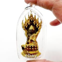 Thai Amulet, Phra Nak Prok, Buddha Protected by 7 Heads Naga Snake