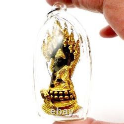 Thai Amulet, Phra Nak Prok, Buddha Protected by 7 Heads Naga Snake