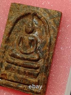 Thai Amulet Phra Somdej Relic rice stone, Yant LP Buddha, Wat Klang Charoen Suk
