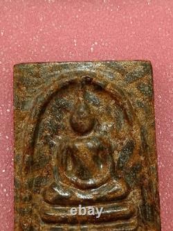 Thai Amulet Phra Somdej Relic rice stone, Yant LP Buddha, Wat Klang Charoen Suk