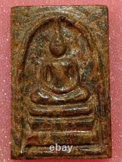 Thai Amulet Phra Somdej Relic rice stone, Yant LP Buddha, Wat Klang Charoen Suk