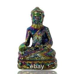 Thai Amulet Phra Sukhothai Buddha Leklai 7 Color Protection Good Fortune Lucky