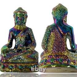 Thai Amulet Phra Sukhothai Buddha Leklai 7 Color Protection Good Fortune Lucky