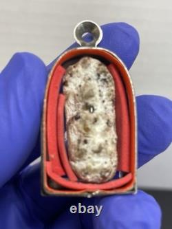 Thai Amulet Rare Antique Phra Buddha Naga Prok