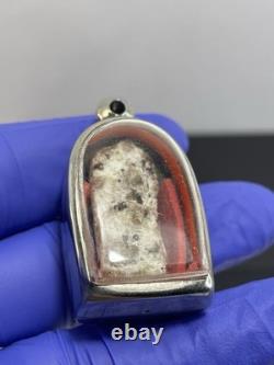 Thai Amulet Rare Antique Phra Buddha Naga Prok