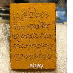 Thai Amulet Rare Buddha Above Brahma Luang Pu Mahasila Terracotta Luck Wealth