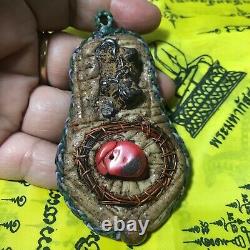 Thai Amulet Talisman Devil Buddha Leklai Cluster Badge Naga Eye Pendant Magic