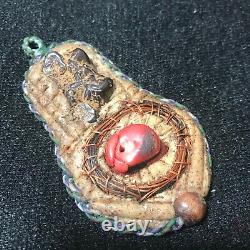 Thai Amulet Talisman Devil Buddha Leklai Cluster Badge Naga Eye Pendant Magic