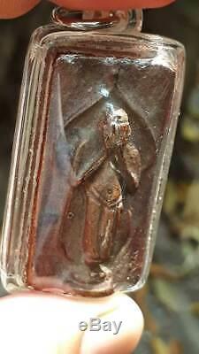 Thai Amulet Talisman Thailand Buddha Power Protection Evil Devil Lp Boon BE. 2467