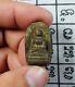 Thai Buddha Amulet Antiques Phra Kong Lampoon Rare Old Magic Baked Clay Pendant