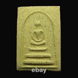 Thai Buddha Amulet Certificate Phra Somdej Bless By Lp Tim Be2518