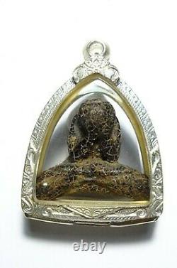 manly Distant Contributor Thai Buddha Amulet Certificated Phra Pidta Lp Kron Tok Raj Wat Bang Sae  Malaysia