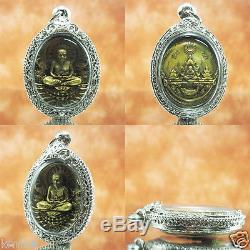 Thai Buddha Amulet LP Thuad Tuad Brass Coin V. ApiMetta MahaBodhisattva