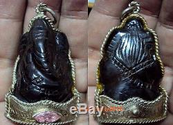 Thai Buddha Amulet Leklai Powerful Pendant carving Ganesha Real Rare Natural