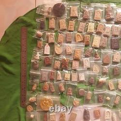Thai Buddha Amulet Lot 120Pcs Mixed Herb-Clay Somdej Pidta Khunpaen 1,323 Grams