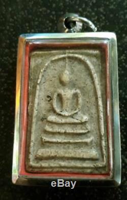 Thai Buddha Amulet Lp Toh Wat Rakang Real Antique Phra Somdej Pim Yai Talisman
