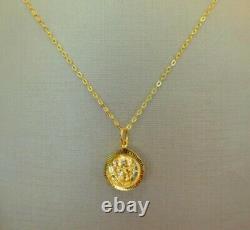Thai Buddha Amulet Pendant + 22K 24 inch Necklace Chain Holy Fine Gold Jewelry