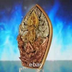 Thai Buddha Amulet Pendant Patihan PerdLok Open World Nawa Wat Wimutidham No. 77